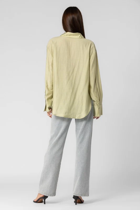 Pistachio Button Down Top - Image 3