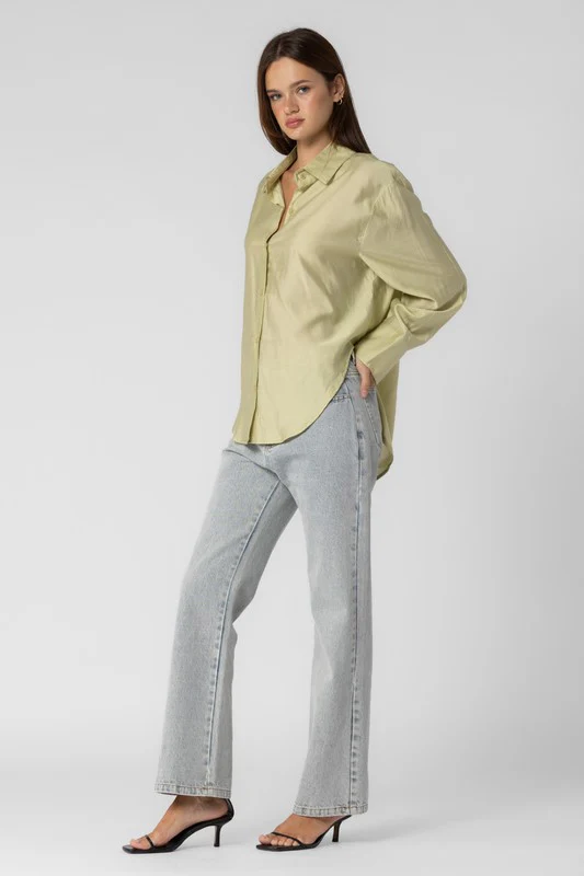 Pistachio Button Down Top - Image 4