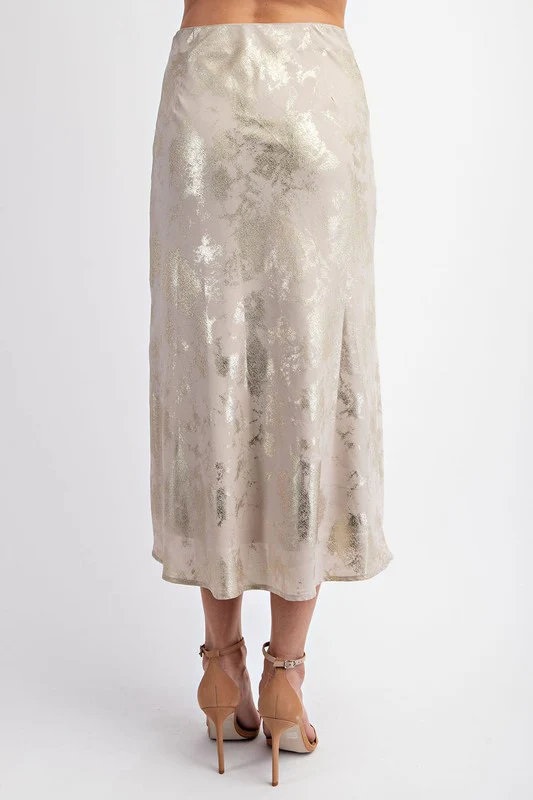 Soft Glam Metalic Skirt - Image 7