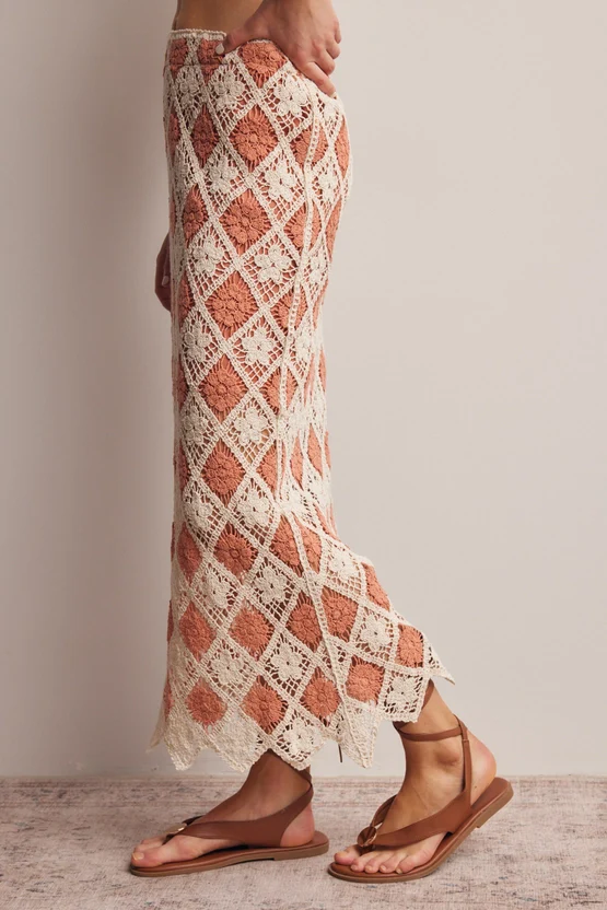 Diamond Club Crochet Skirt - Image 4