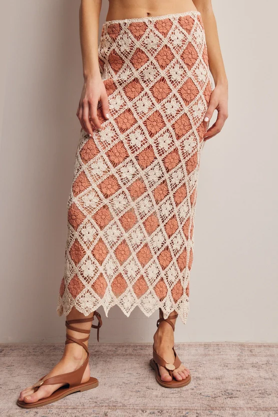 Diamond Club Crochet Skirt - Image 5