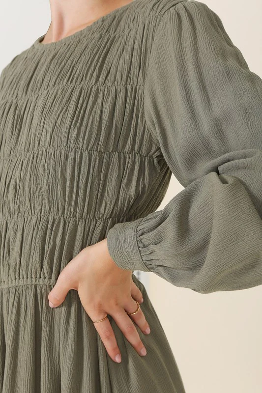 Rally Ruched Midi Dress - Image 5