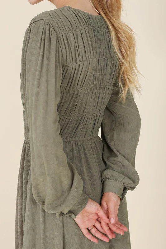 Rally Ruched Midi Dress - Image 7