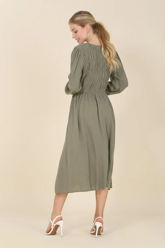Rally Ruched Midi Dress - Image 8