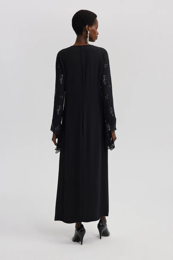 Statement Chiffon Dress - Image 3