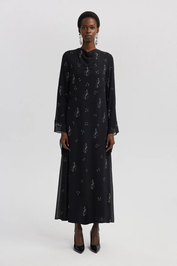 Statement Chiffon Dress - Image 6