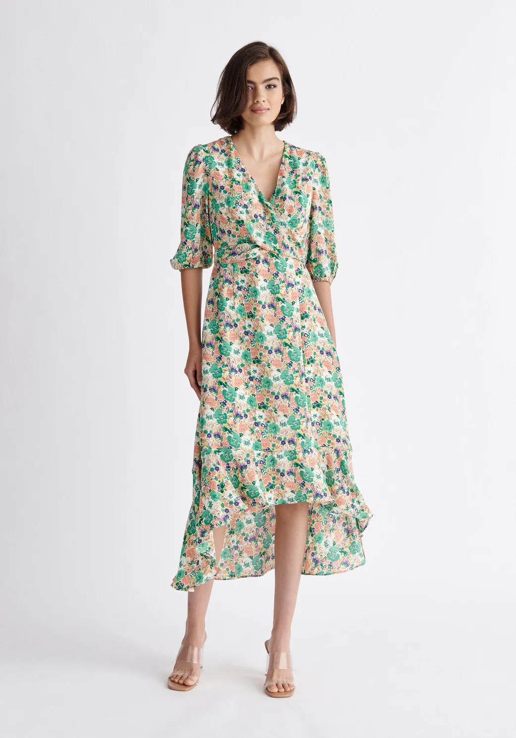Floral Paisie Midi Dress - Image 4