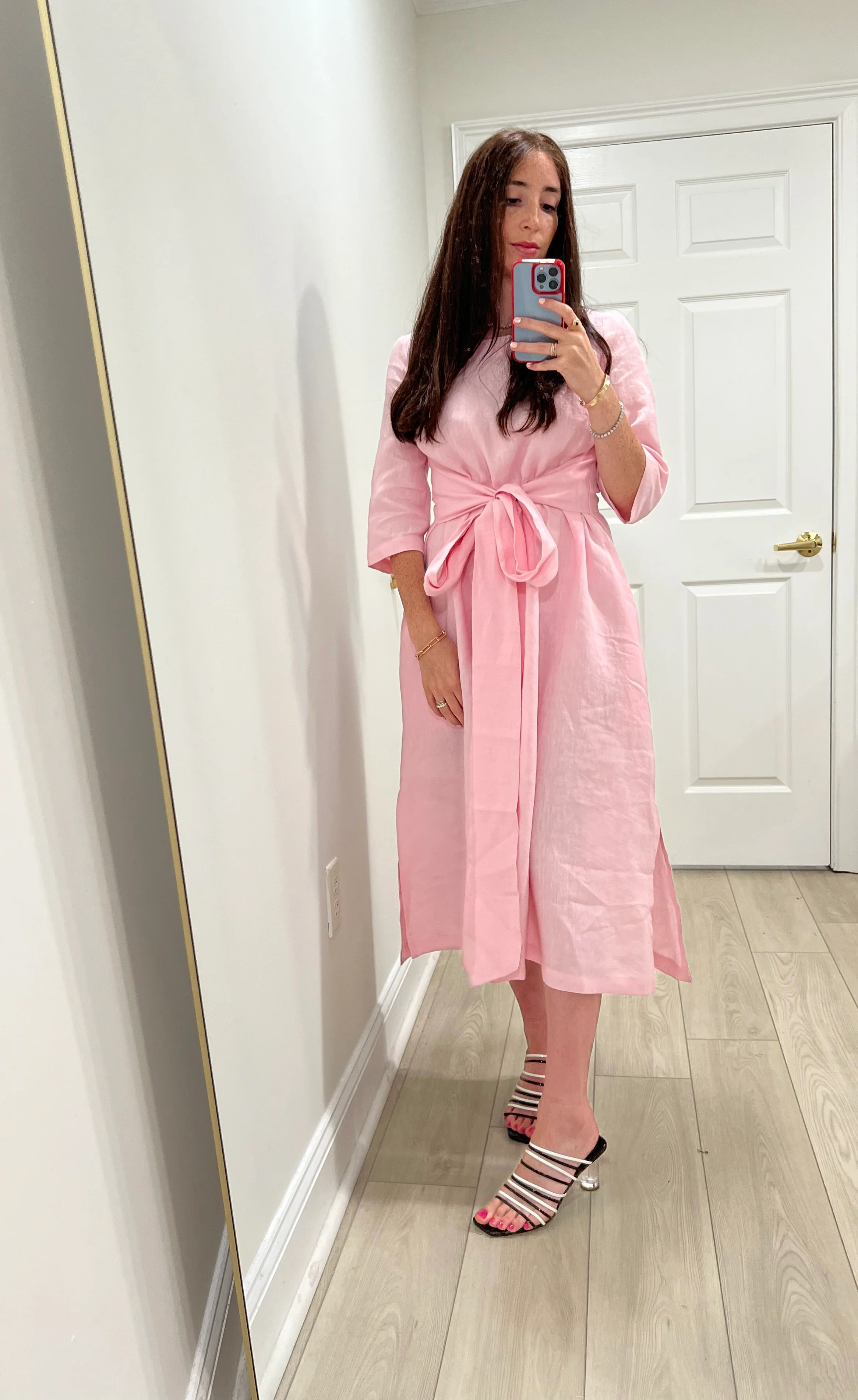 Dahlia Linen Wrap Dress - Image 13