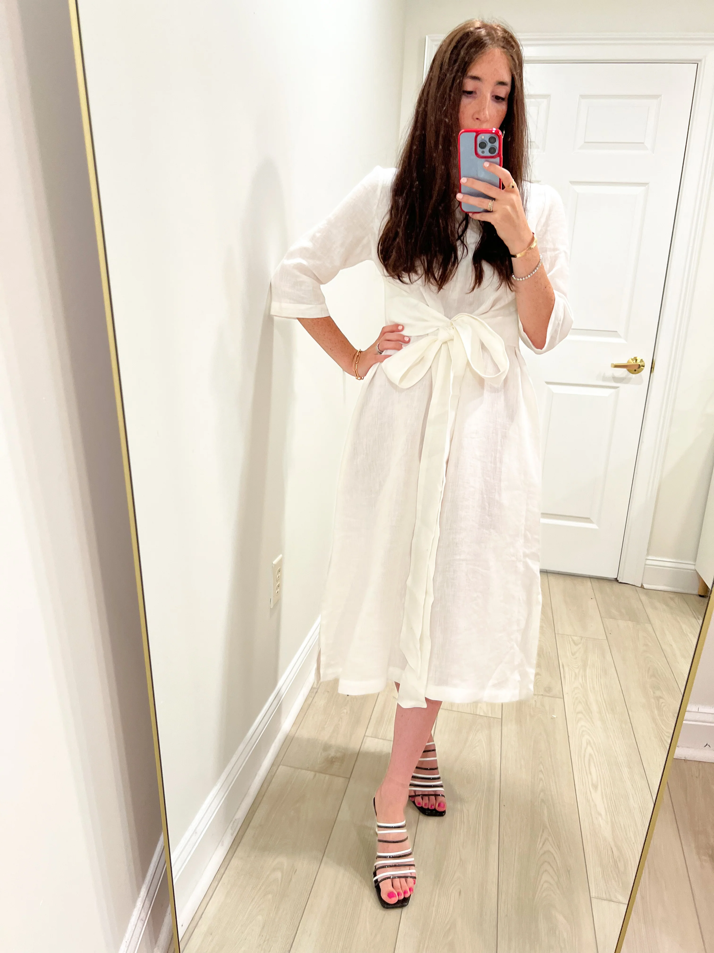 Dahlia Linen Wrap Dress - Image 14