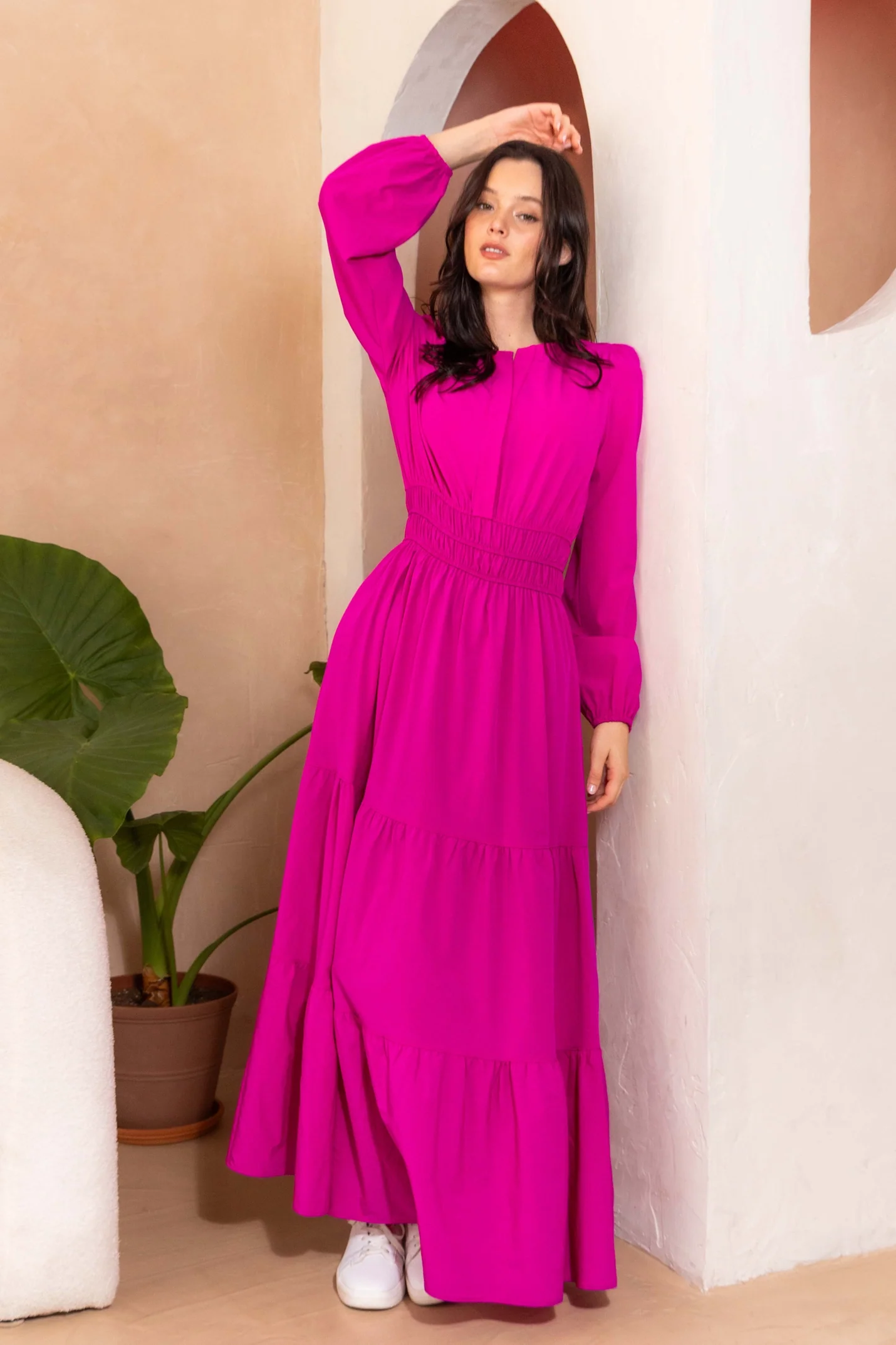 Magenta Maxi Dress - Image 5