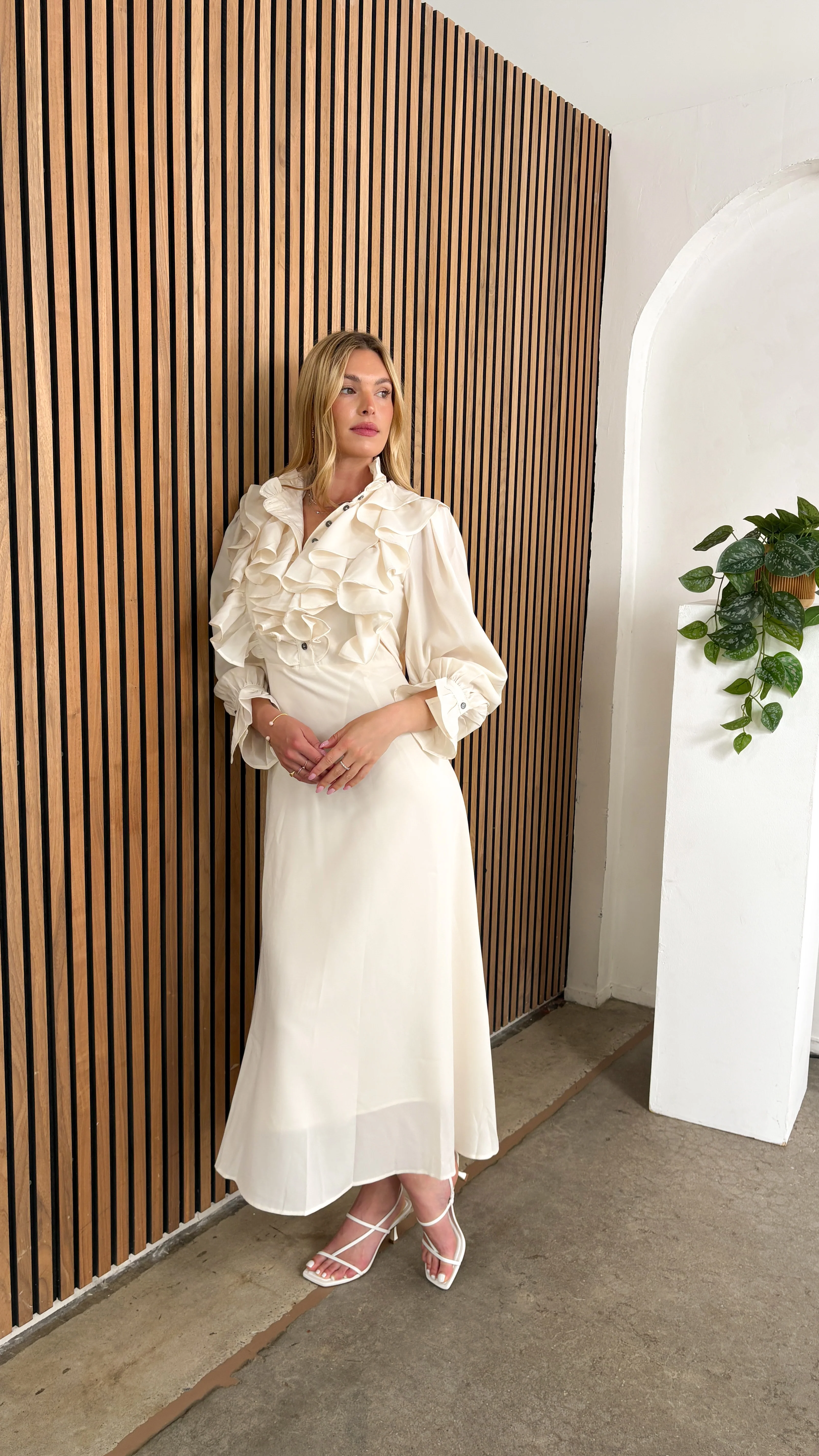 Rena Ruffle Dress - Image 3