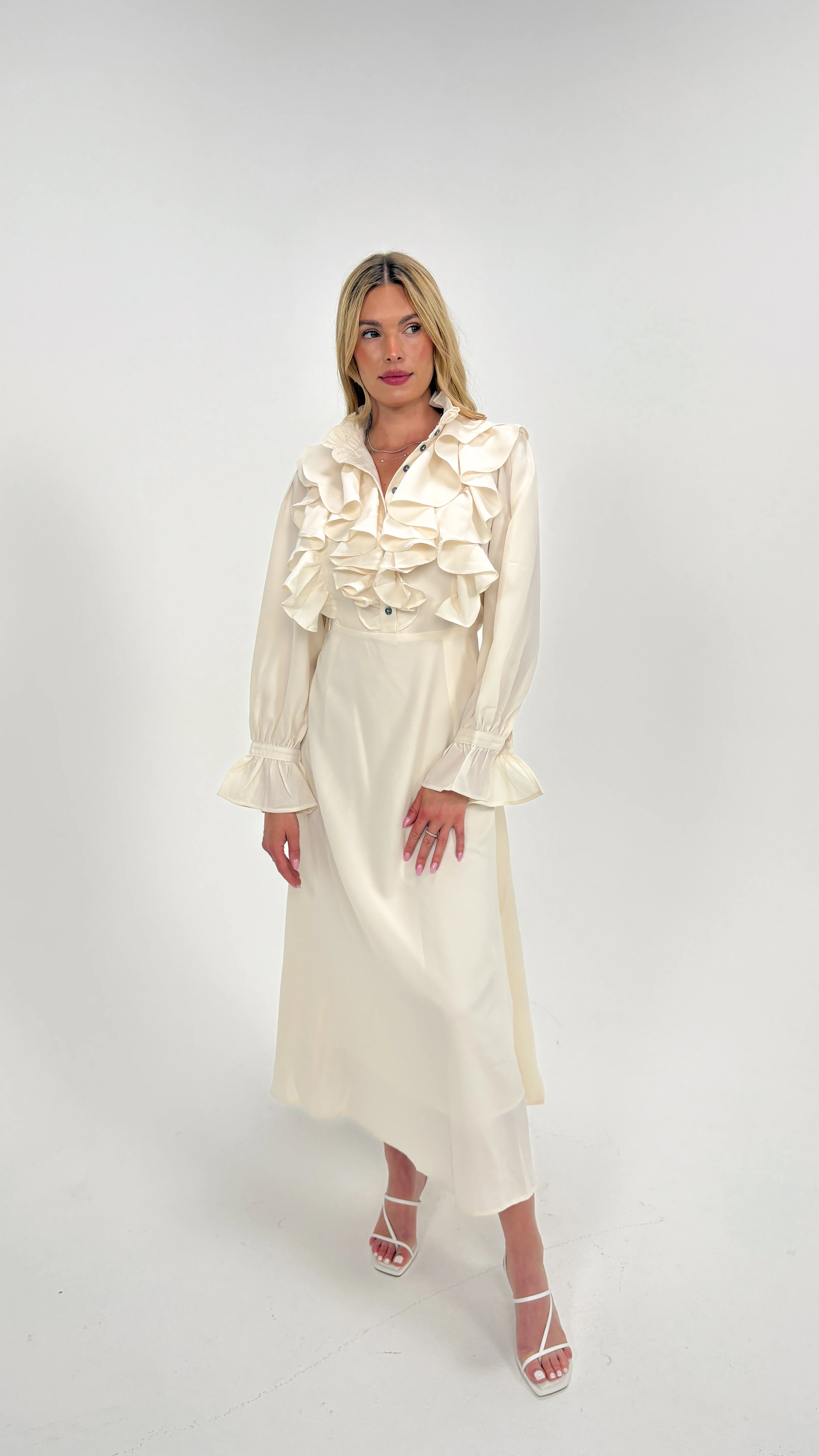 Rena Ruffle Dress - Image 6