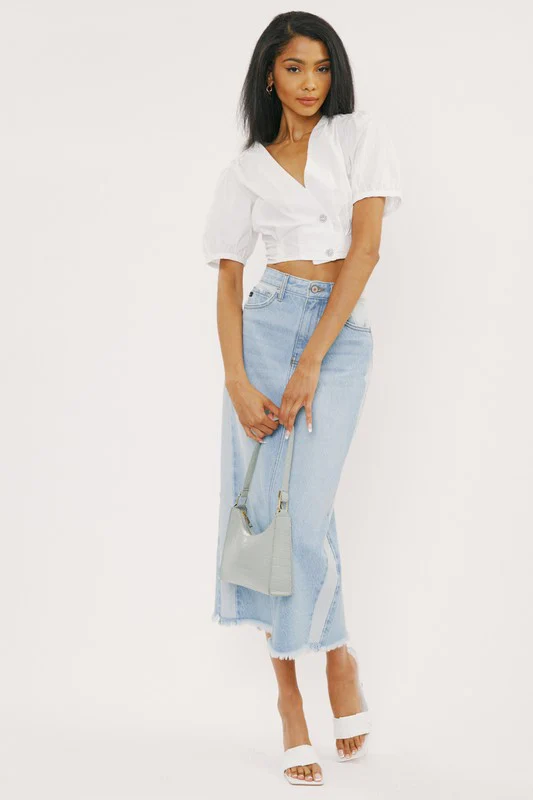 Run The World Denim Skirt - Image 3