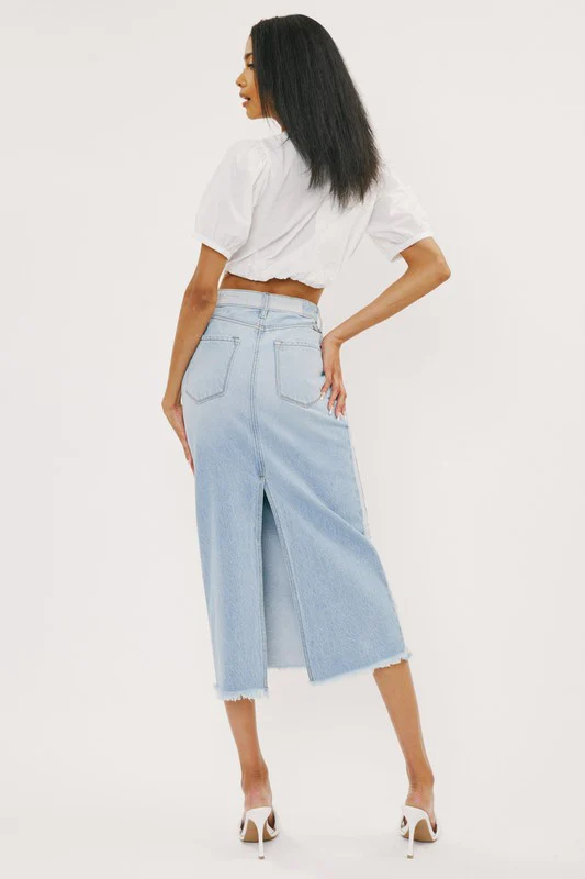 Run The World Denim Skirt - Image 5
