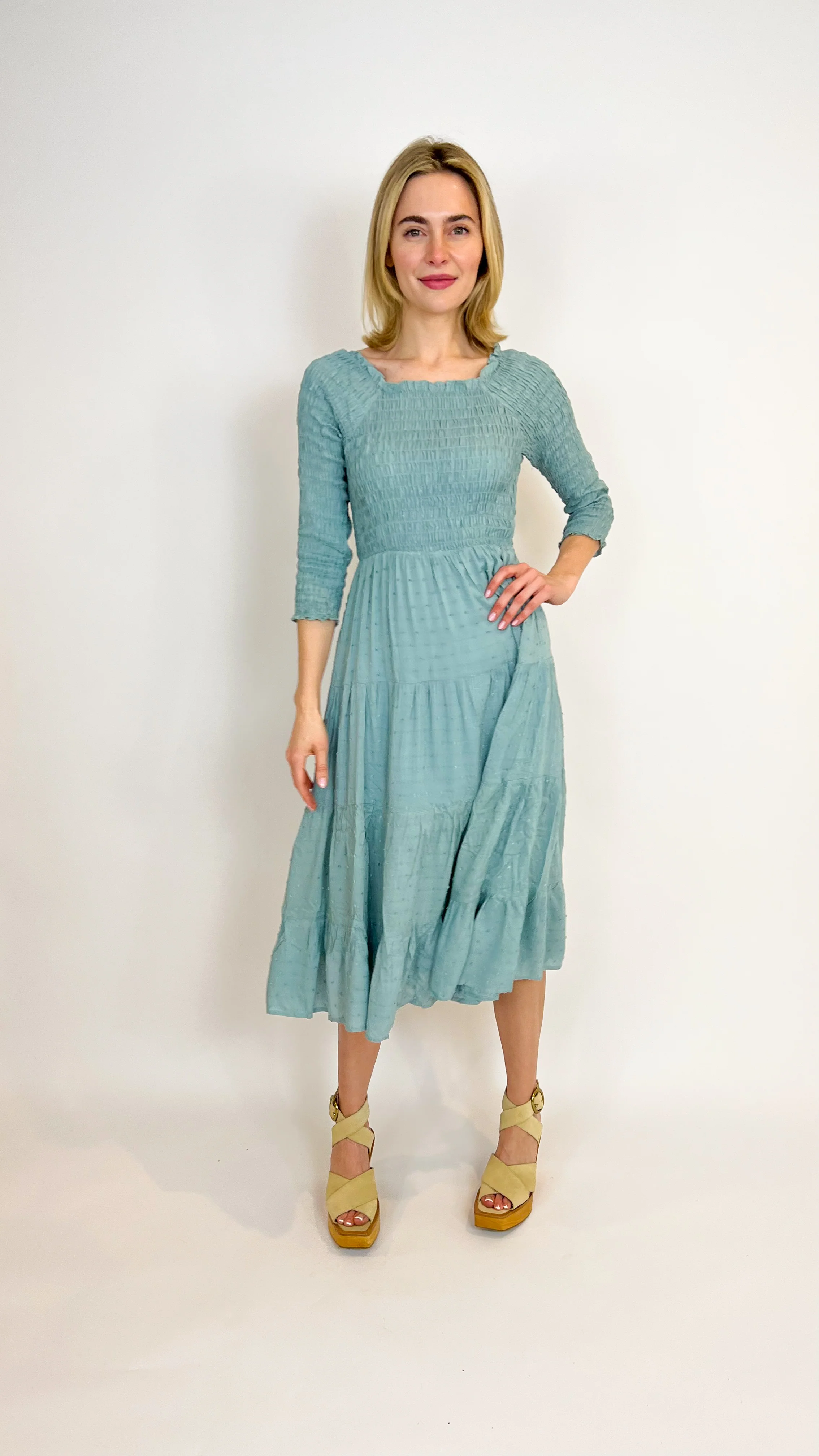 Made For Frolicking Smocked Dress - Image 11