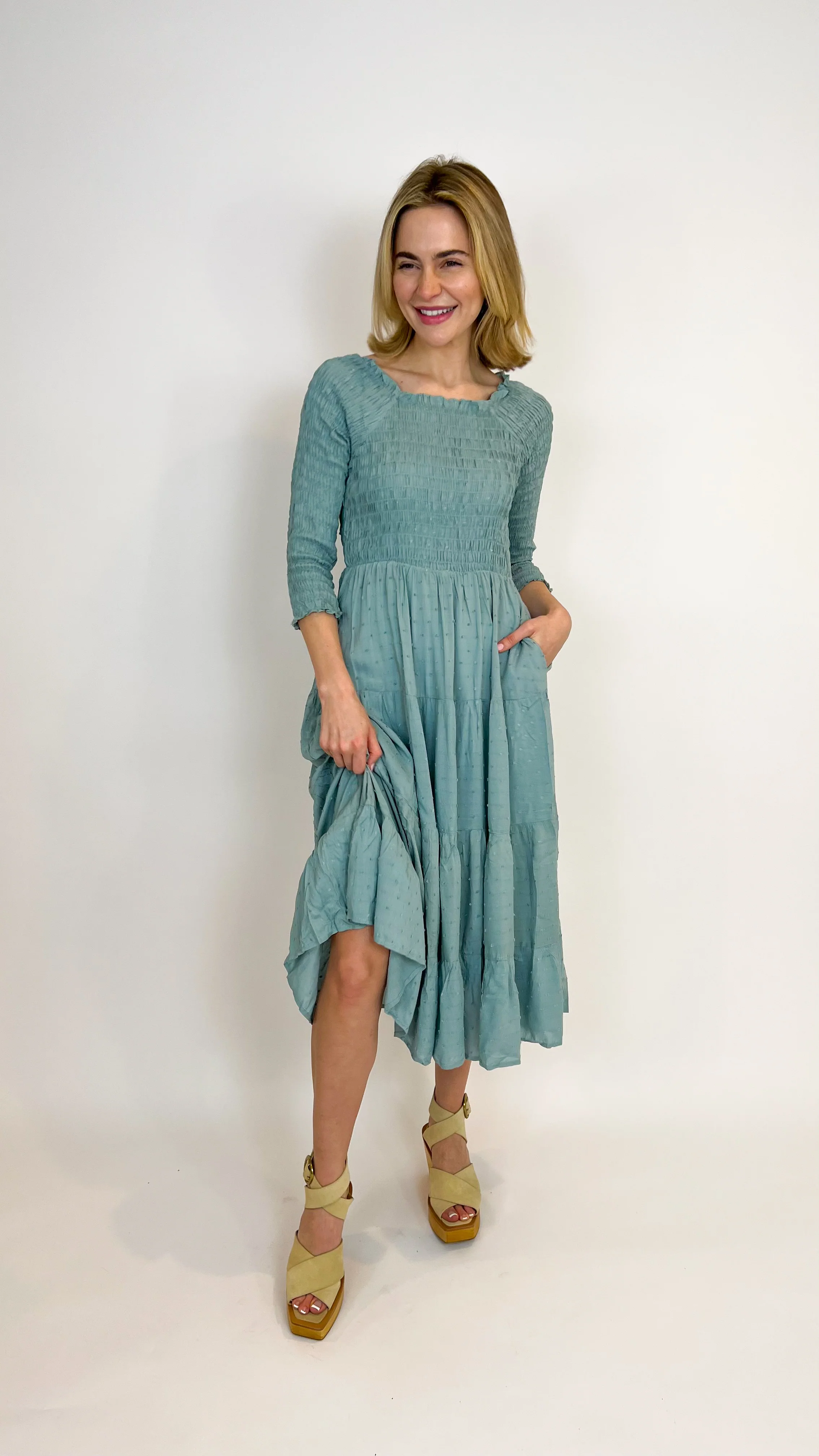 Made For Frolicking Smocked Dress - Image 8