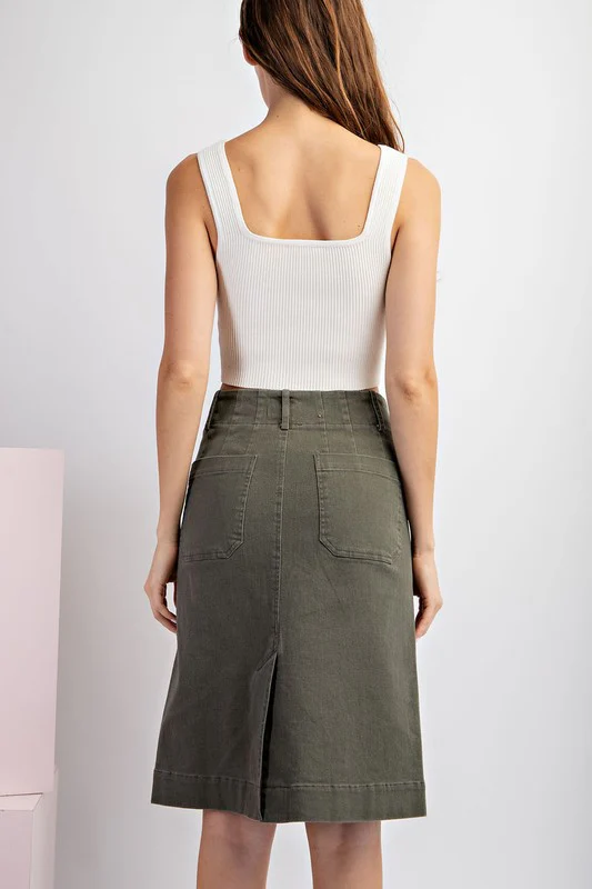 Bring It Denim Skirt - Image 11