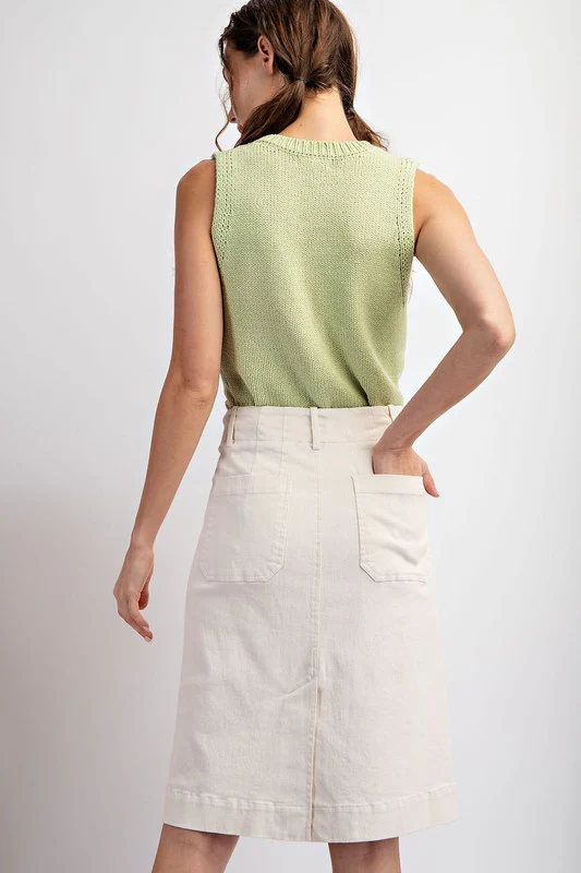 Bring It Denim Skirt - Image 4