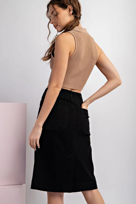 Bring It Denim Skirt - Image 7