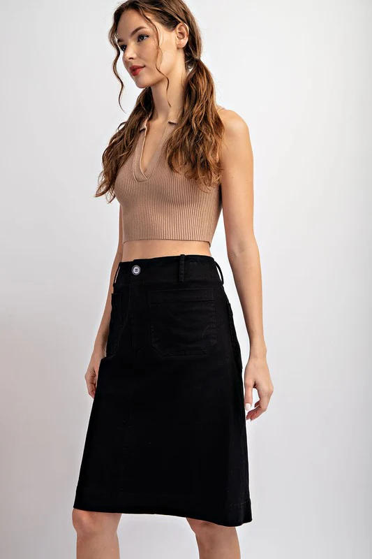 Bring It Denim Skirt - Image 8